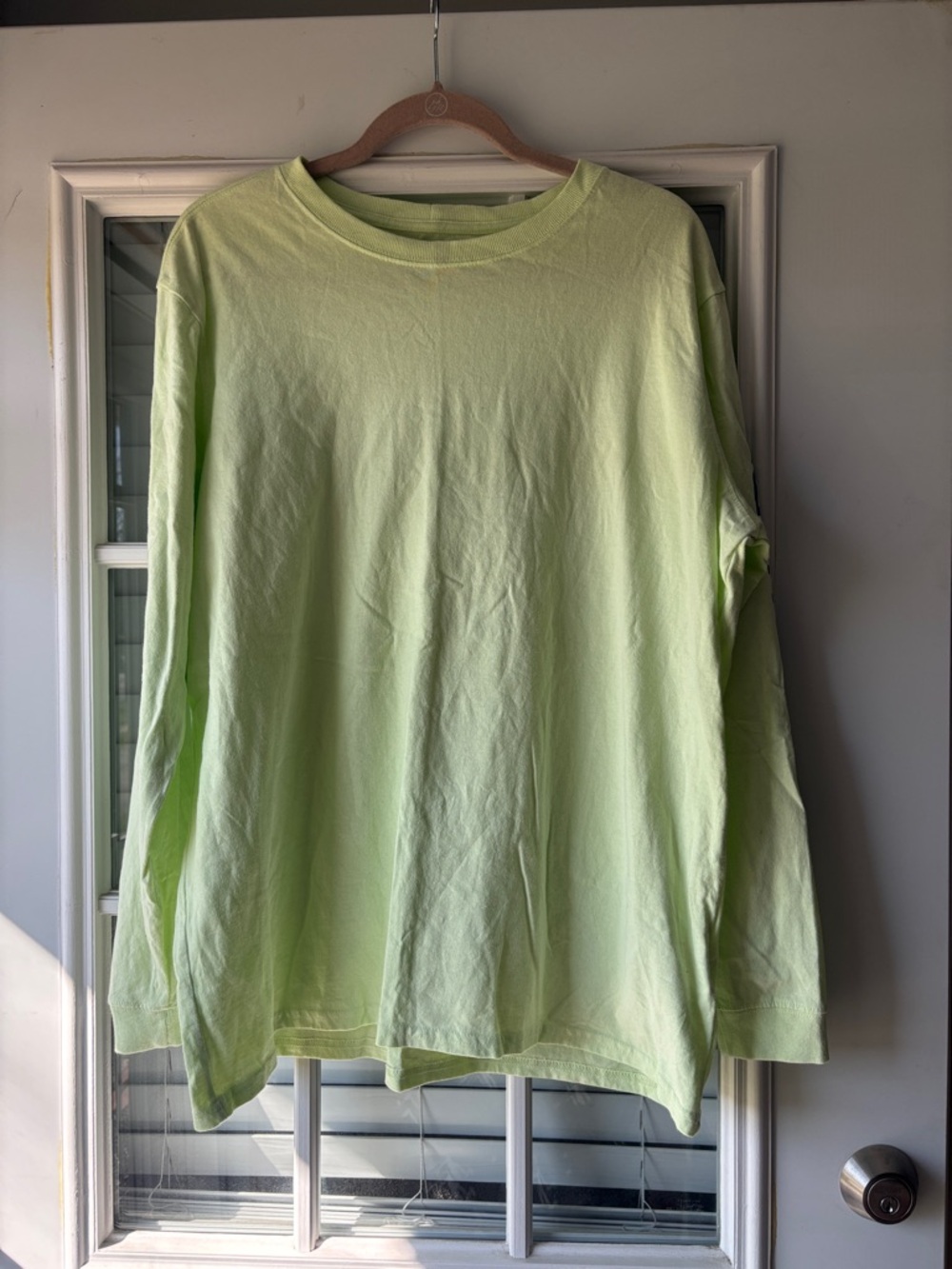 Carhartt Long Sleeve Crewneck Tee - Light Green